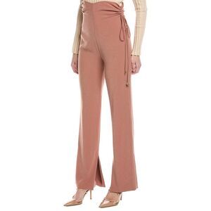 Nanushka Womens Leslie High Waisted Bell Bottom Trouser